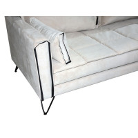 EVELINA καναπές οικιακού χώρου 290x250xH95 ταπετσαρία ΕΠΙΛΟΓΗΣ